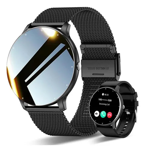 Reloj Inteligente Mujer Hombre Deportivo de la Correa Negro 1.39 Frequency Cardiaca Sueño Lige BW0223