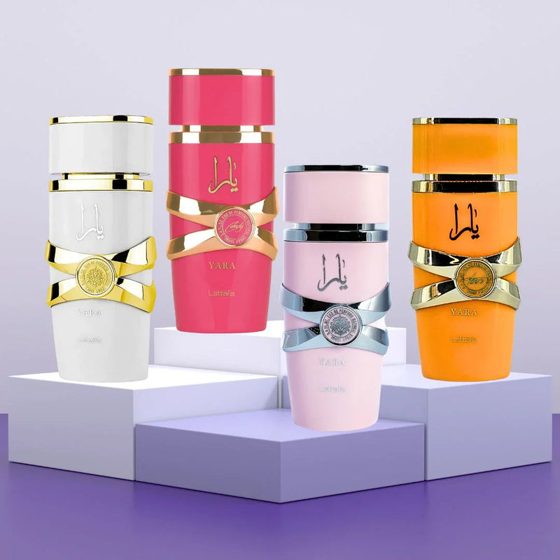 Set Colección De Perfumes Árabes My Yara Collection Lattafa Pack X4