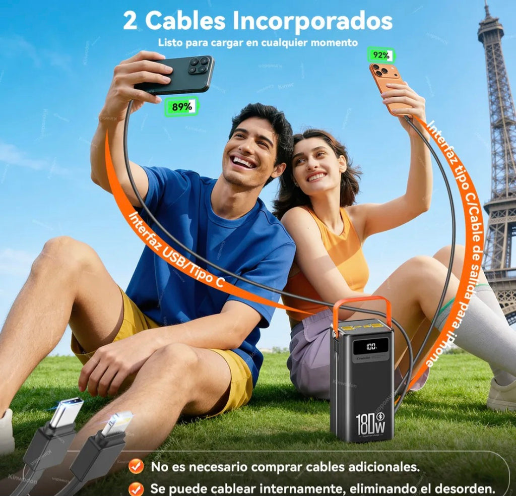 Power Bank 80000mah Batería Portátil